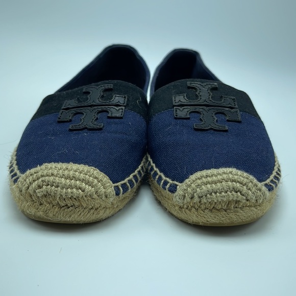 Tory Burch espadrilles Navy blue and black in pristine condition - Picture 6 of 8